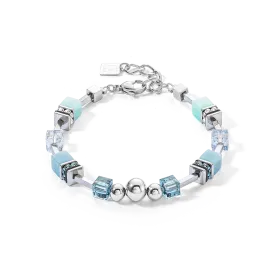 GeoCUBE® Fusion Spheres bracelet ice blue