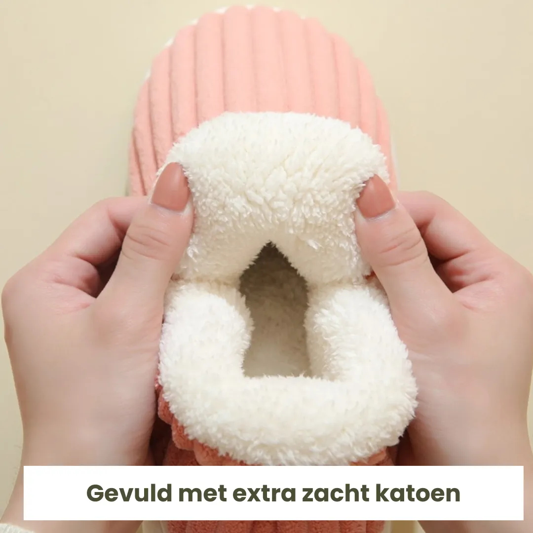 1 1 GRATIS | CozyComfort™ Therapeutische Fluffy Fleece Winter Sloffen