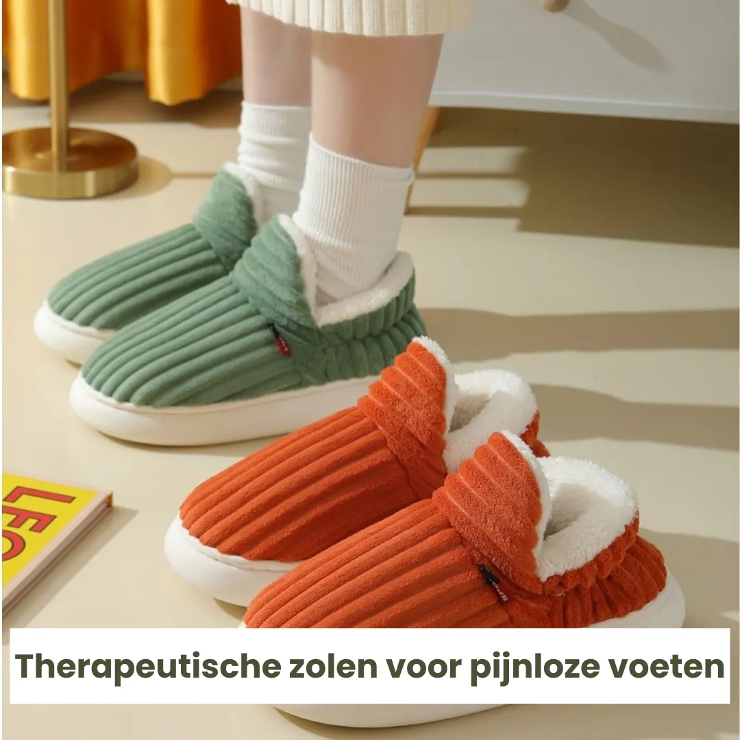 1 1 GRATIS | CozyComfort™ Therapeutische Fluffy Fleece Winter Sloffen