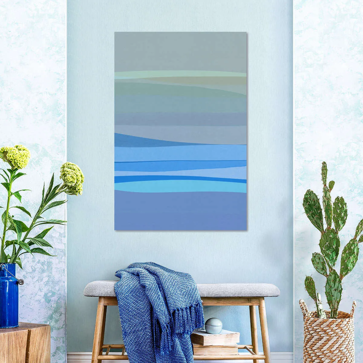 A Blue Abstract I Wall Art