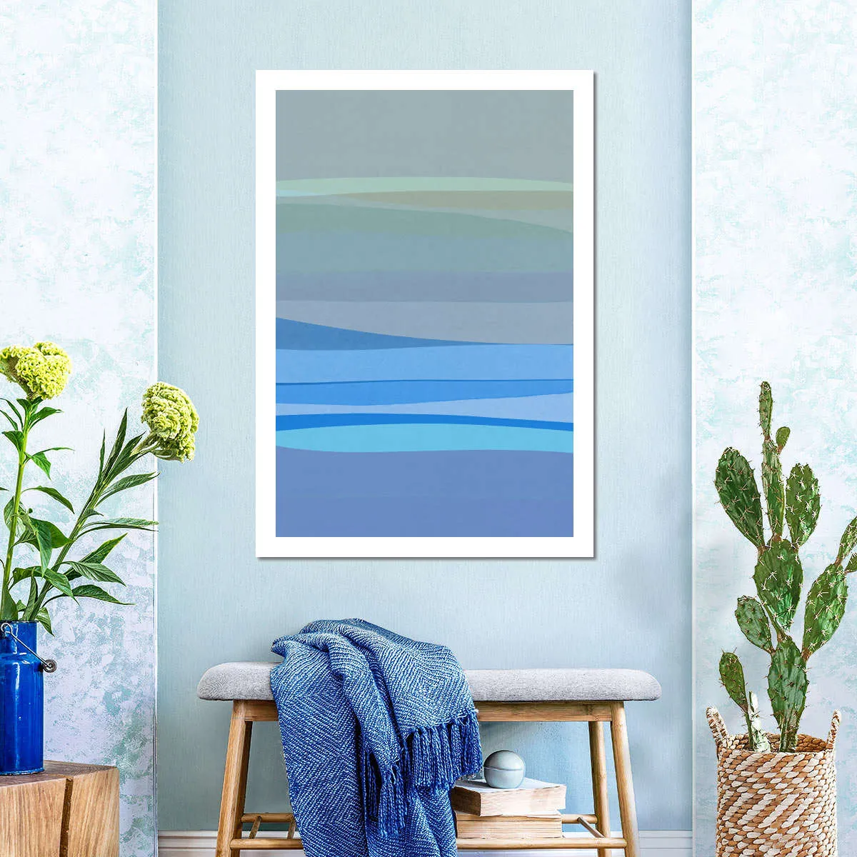 A Blue Abstract I Wall Art