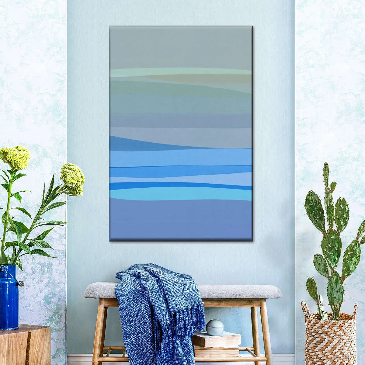 A Blue Abstract I Wall Art