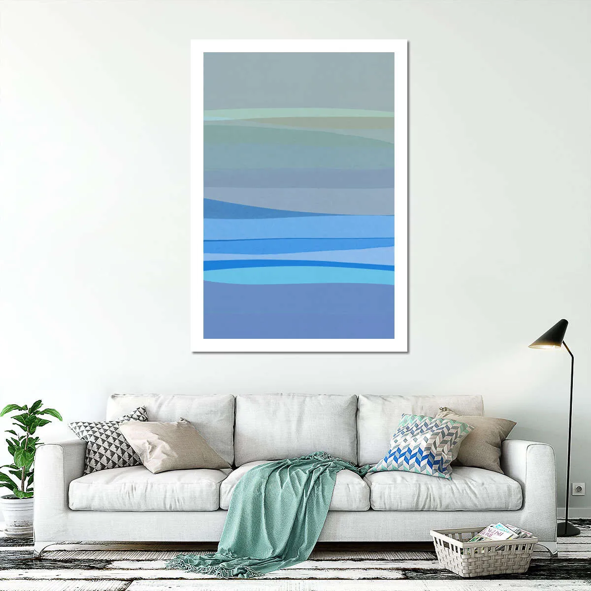 A Blue Abstract I Wall Art