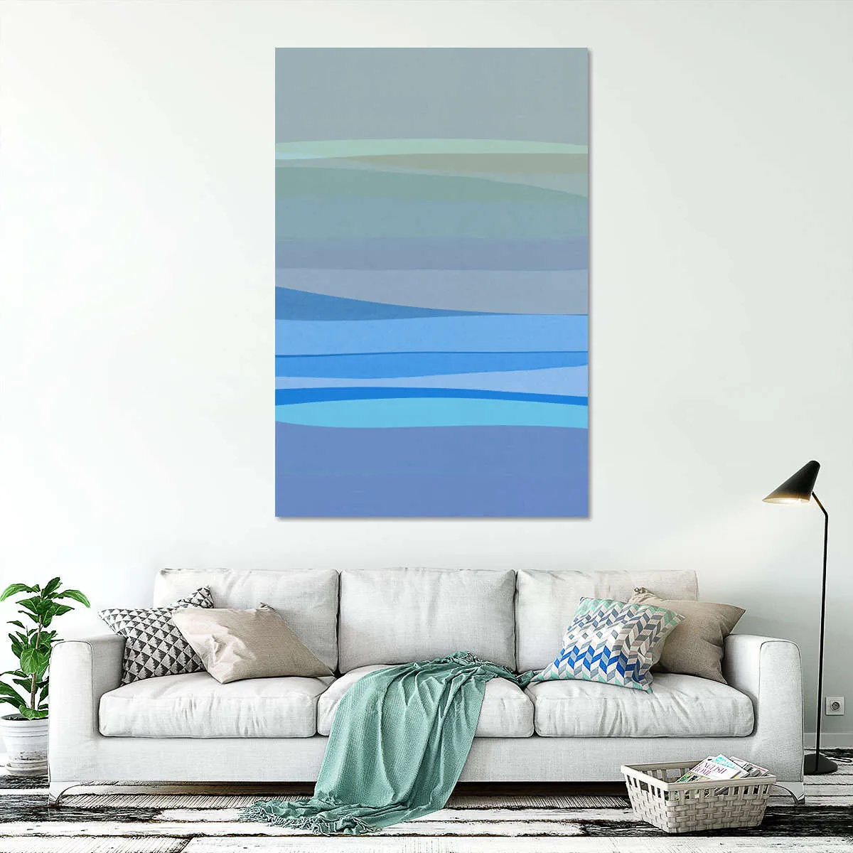 A Blue Abstract I Wall Art