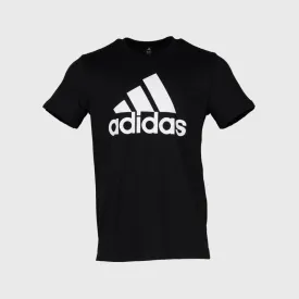 Adidas Mens Badge Of Sport T-shirt Black/White _ 166379 _ Black