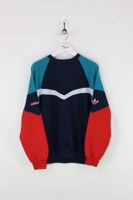 Adidas Sweatshirt Navy/Red XL