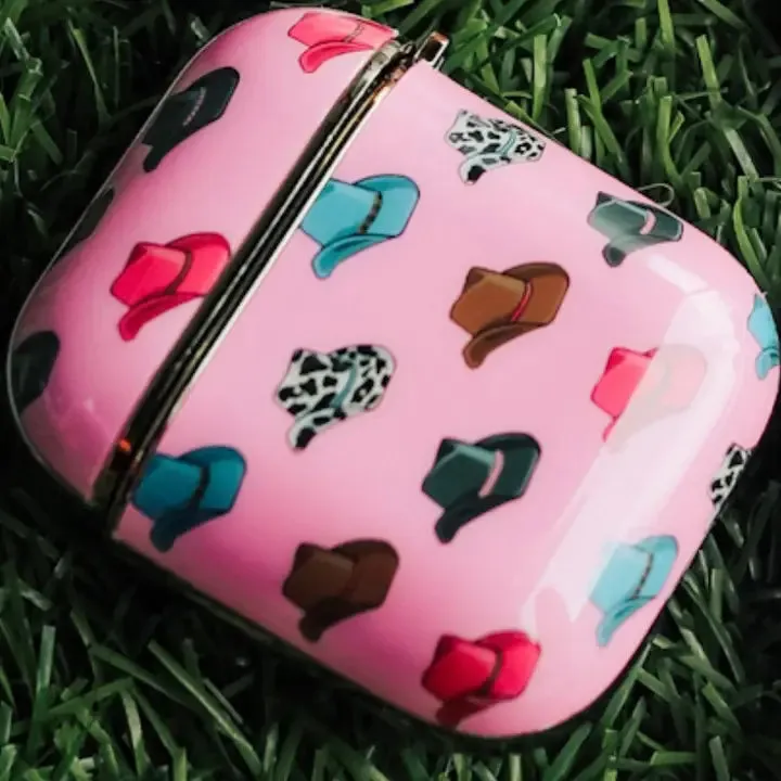 Airpod Case ~ Pink Cowboy Hats