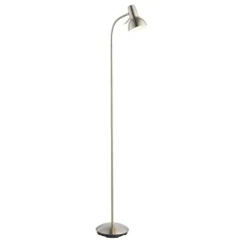 Amalfi Satin Nickel Floor Lamp