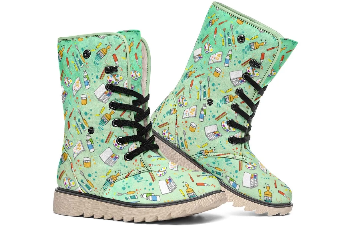 Artist Pattern Polar Vibe Boots