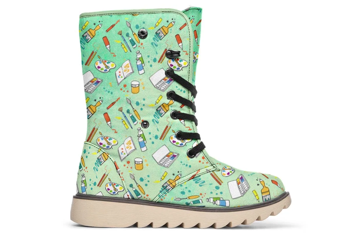 Artist Pattern Polar Vibe Boots