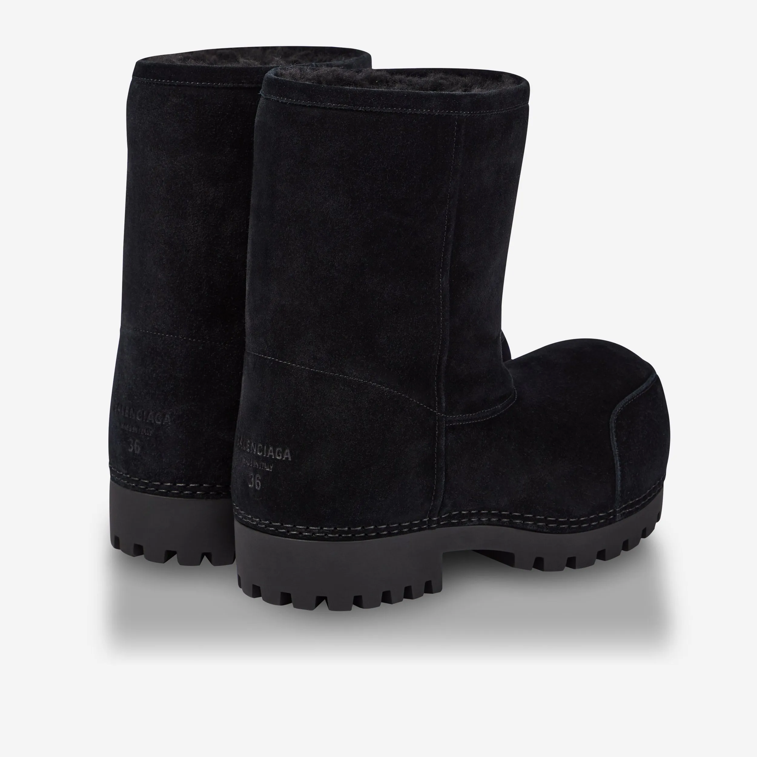 Balenciaga Alaska Fur Low Boot