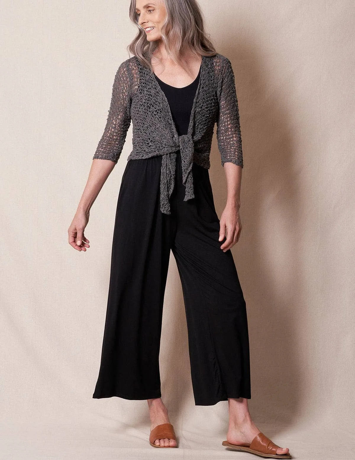 Bamboo Flowy Crop Pants