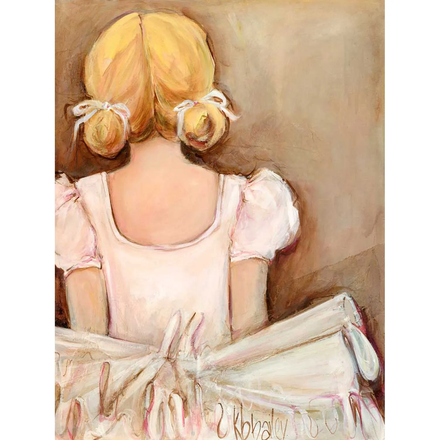 Beautiful Ballerina - Blonde Canvas Wall Art