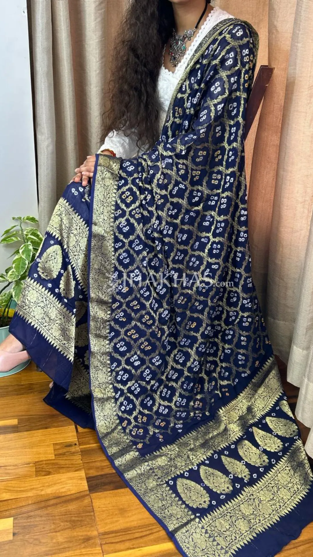 Blue Banarasi Ghatchola Dupatta