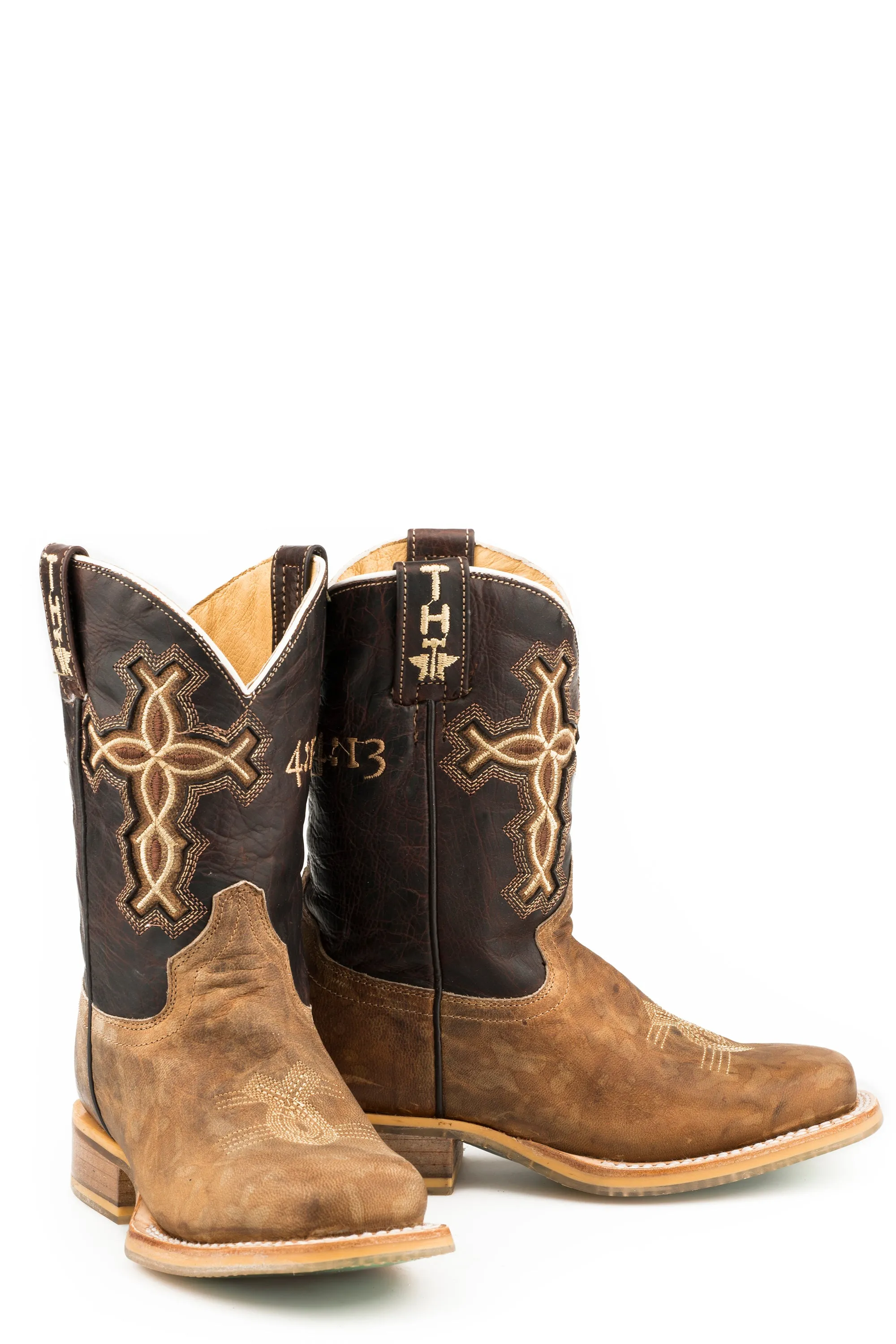 Boys Tin Haul "I Believe" Western Square Toe Boot