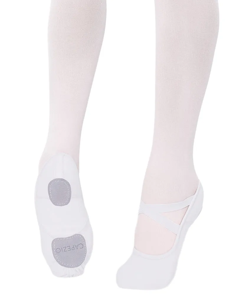 Capezio Hanami Canvas Split Sole Ballet Slippers - 2037W Womens/Mens - White