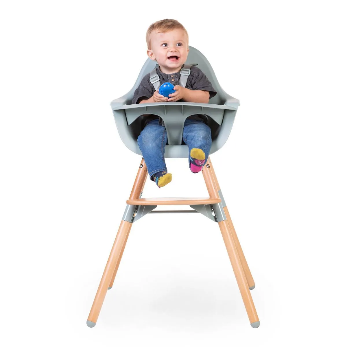 Childhome Evolu 2 High Chair - Natural Mint