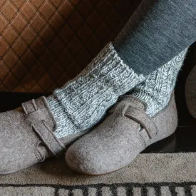 Chunky Norwegian Wool Socks - Organic Merino (Adults 36-43)