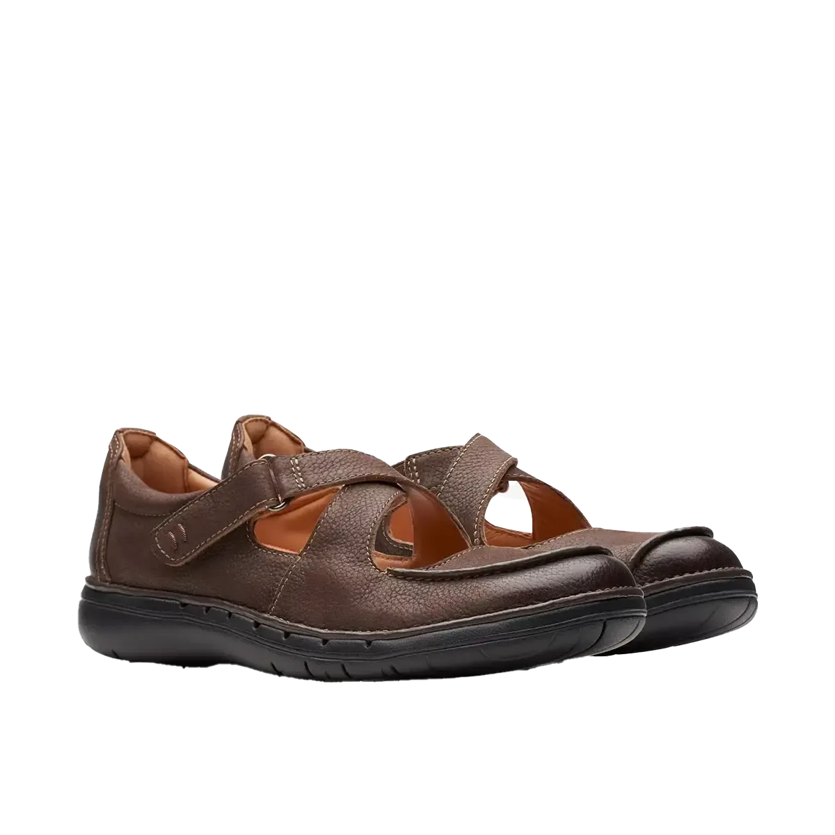 Clarks Un.Loop Strap Mary Jane - Dark Brown