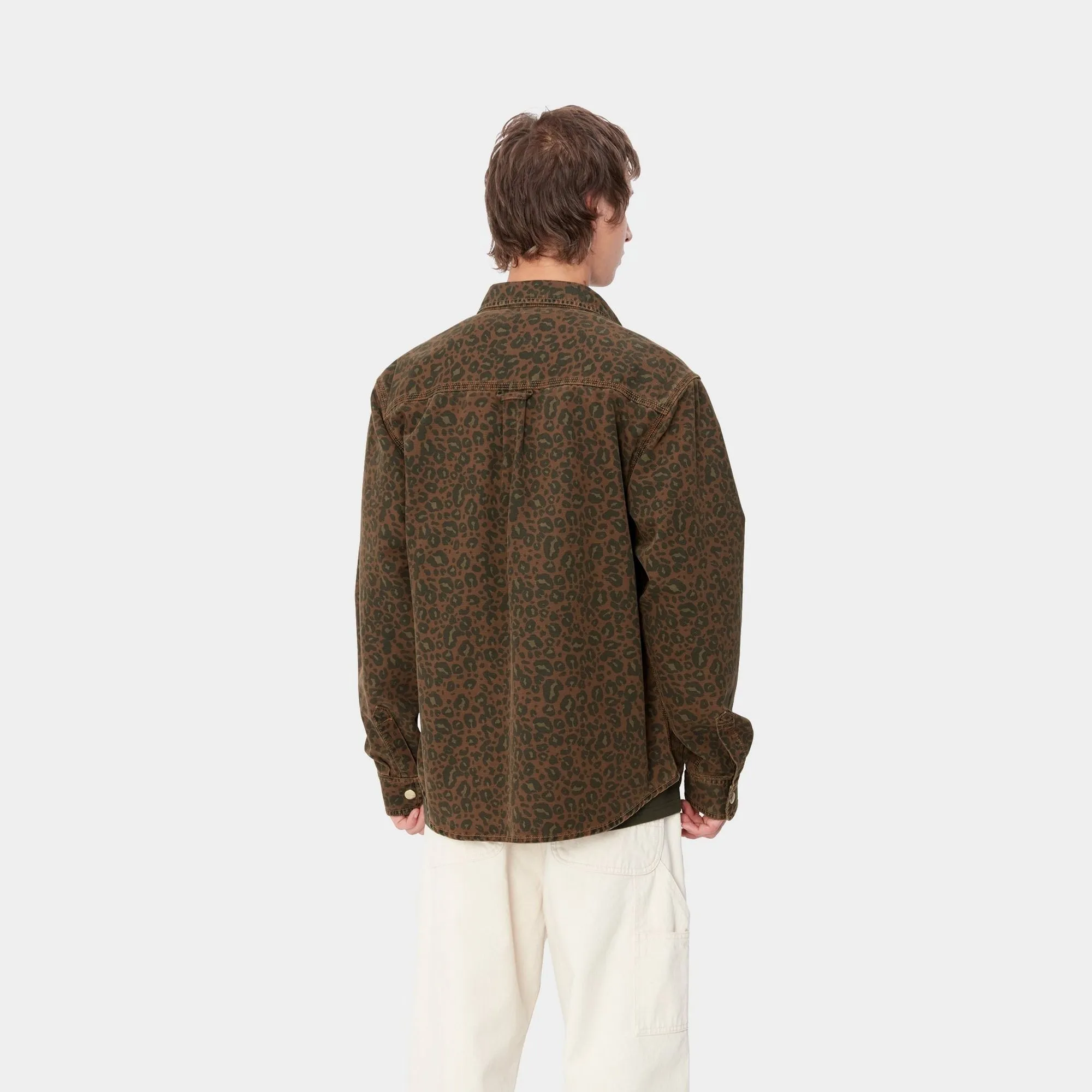 Conro Shirt Jacket | Tamarind Camo Leopard (garment-dyed)