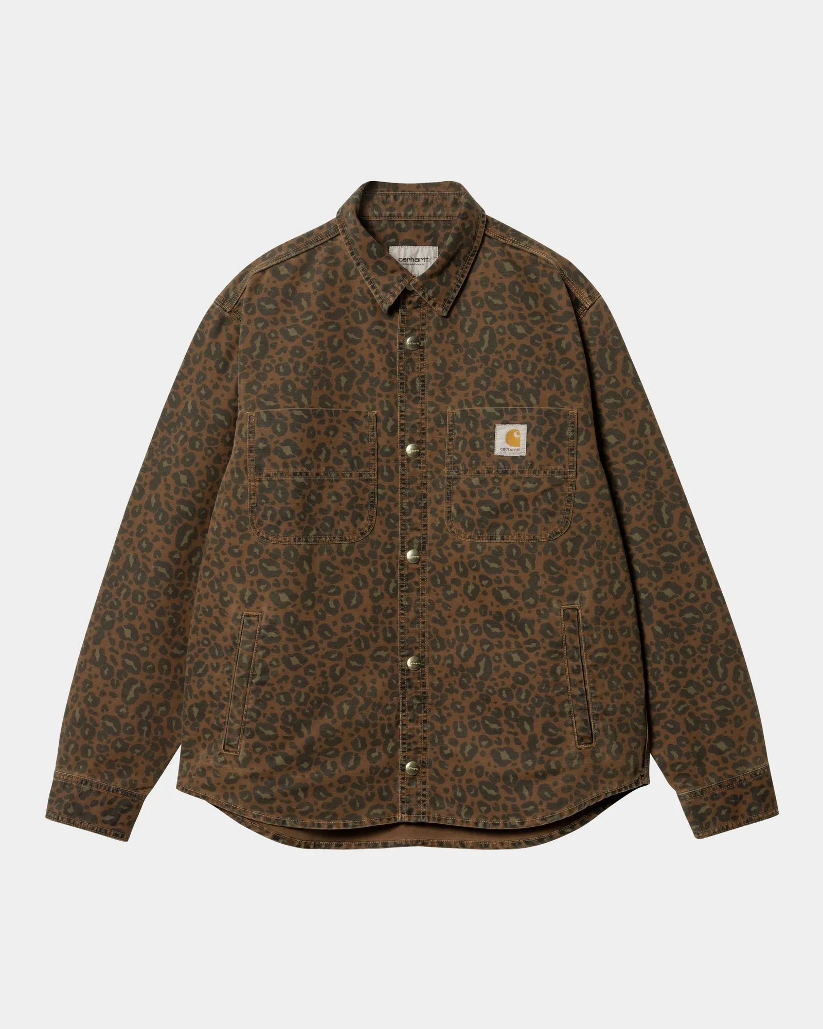 Conro Shirt Jacket | Tamarind Camo Leopard (garment-dyed)