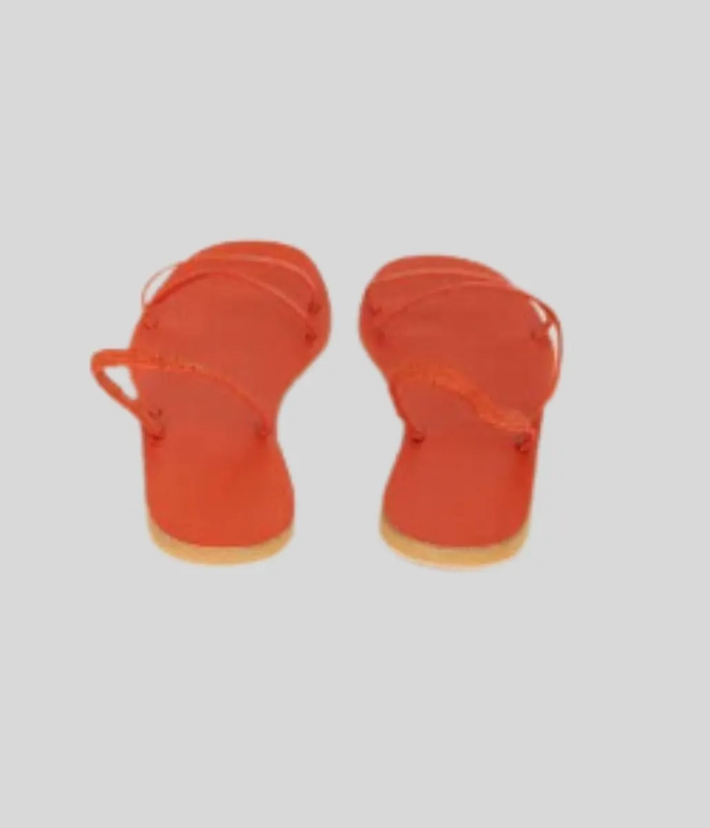 Coral Skinny Strap Sandal