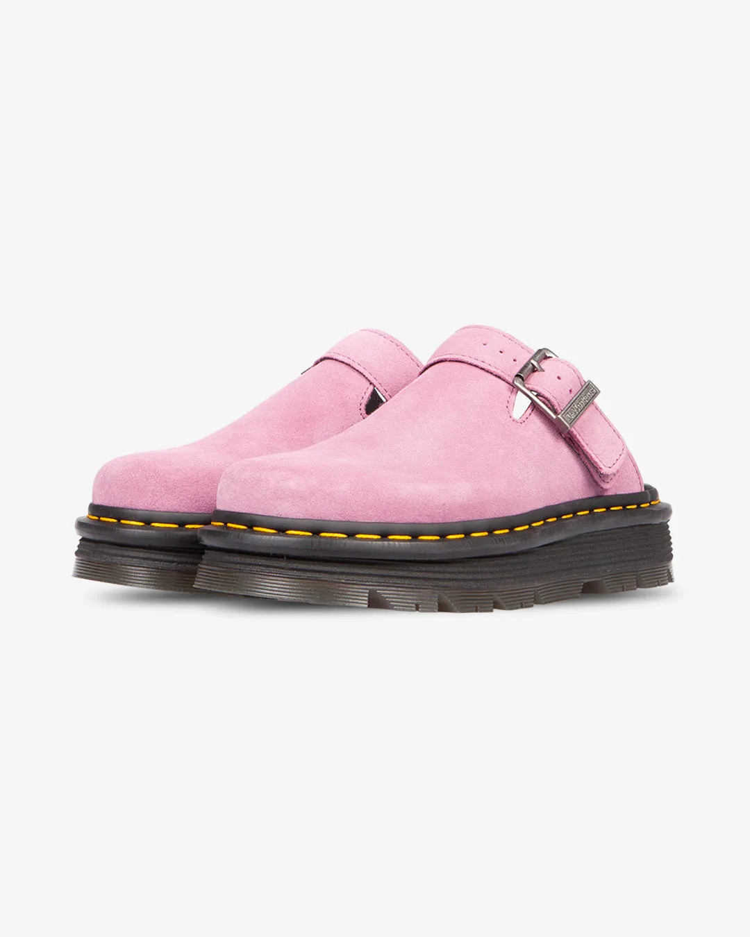 Muted Purple Dr. Martens ZebZag Mule for a Fashionable Look