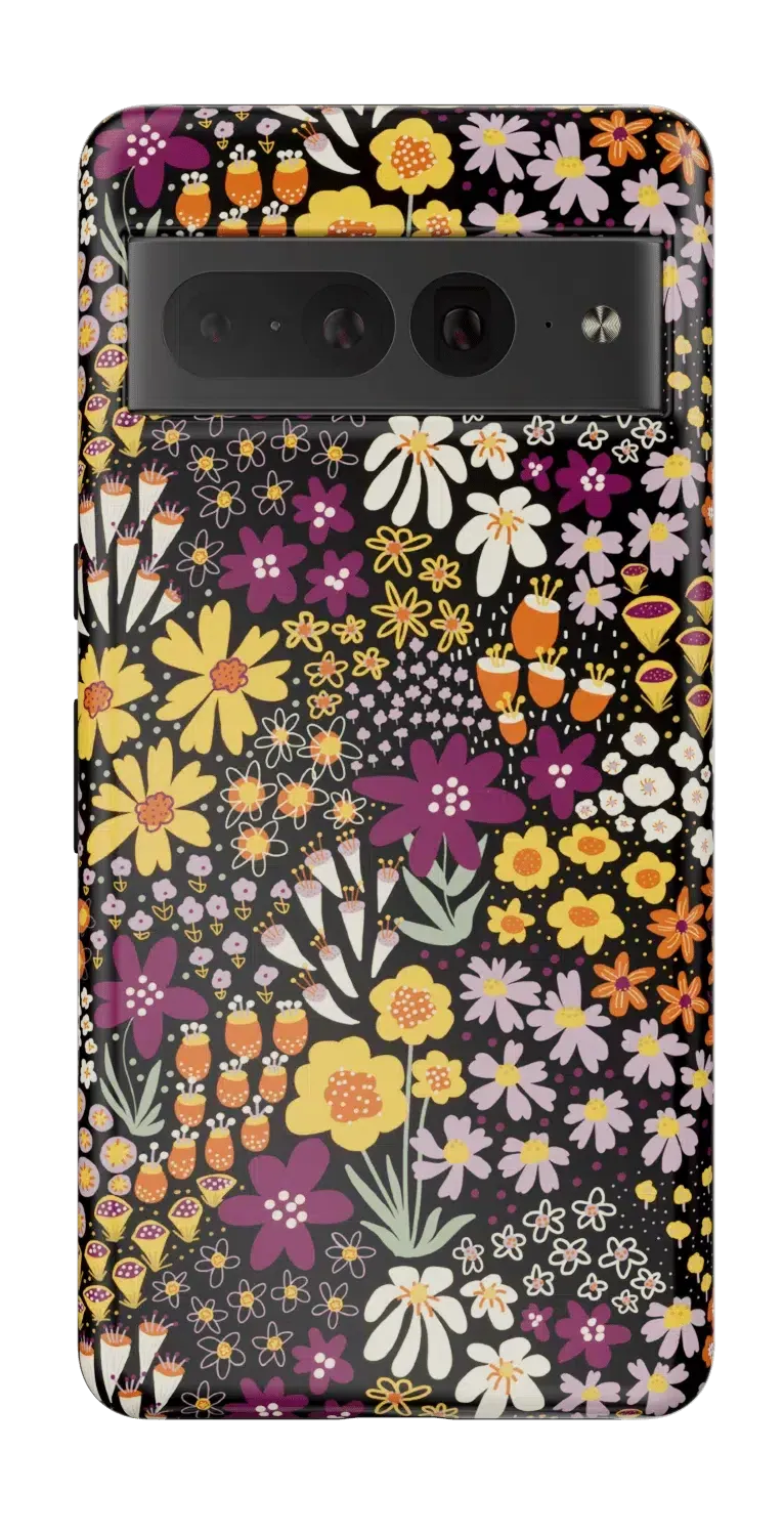 Falling for You | Plum Floral Google Pixel Case