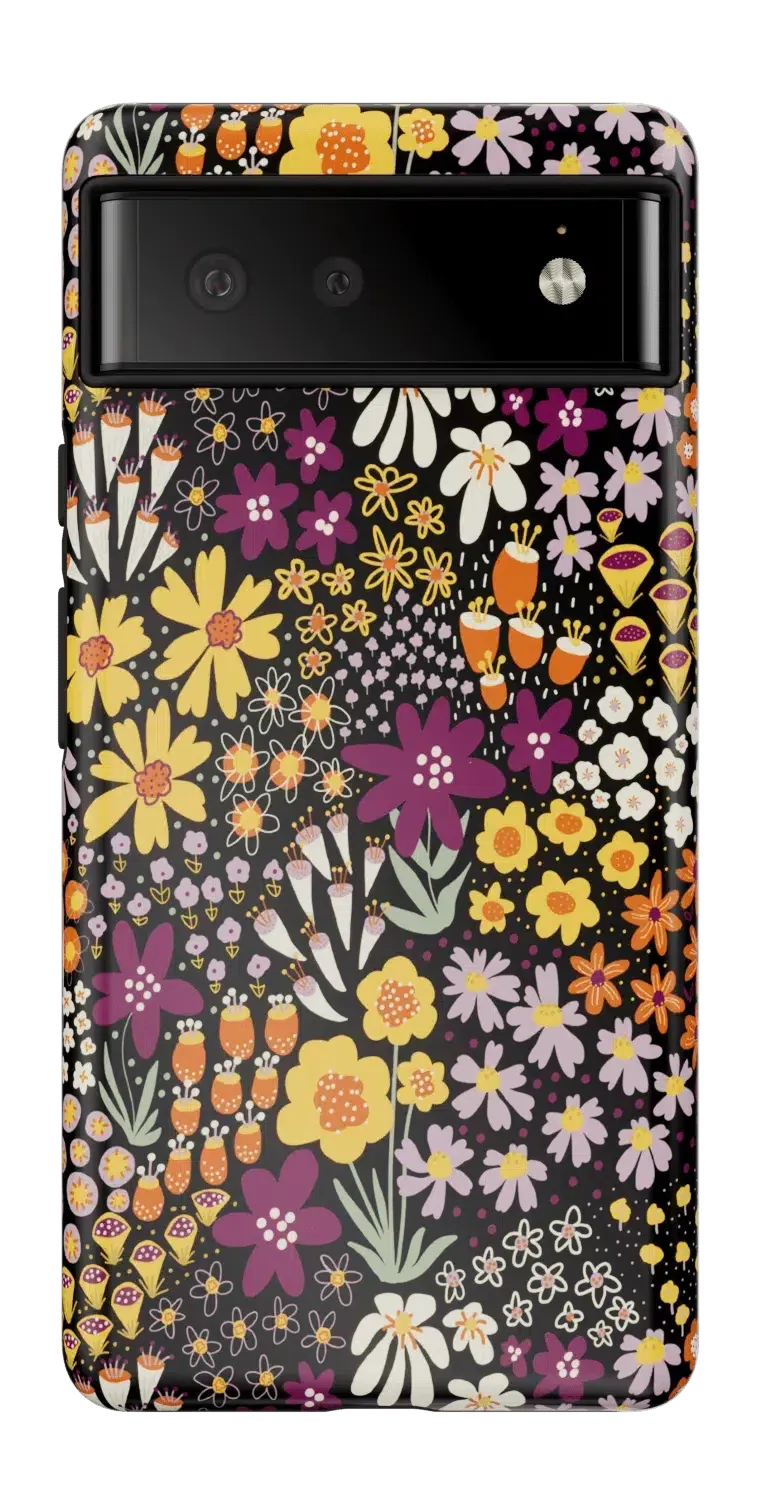 Falling for You | Plum Floral Google Pixel Case