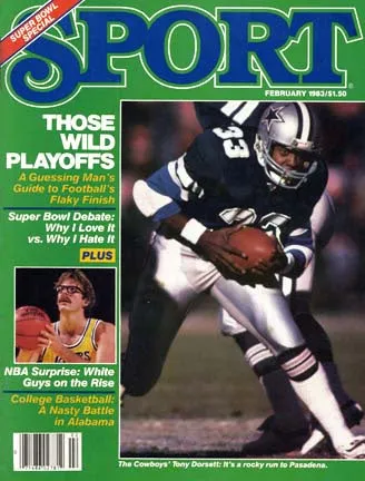 February 1983 Sport Cover (Tony Dorsett, Dallas Cowboys)