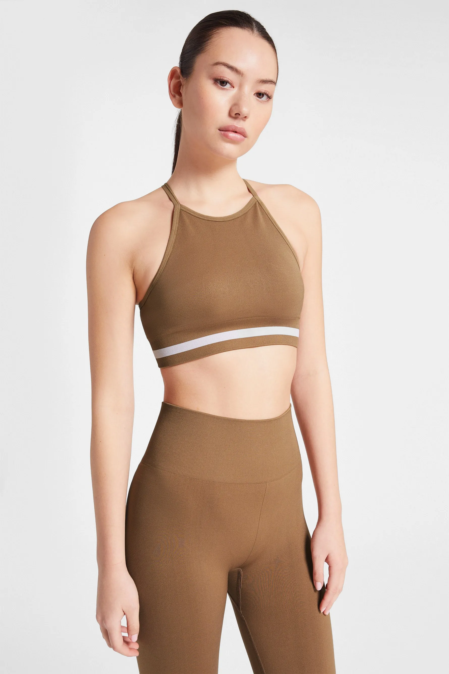 Form Seamless Angie Crop - Mocha