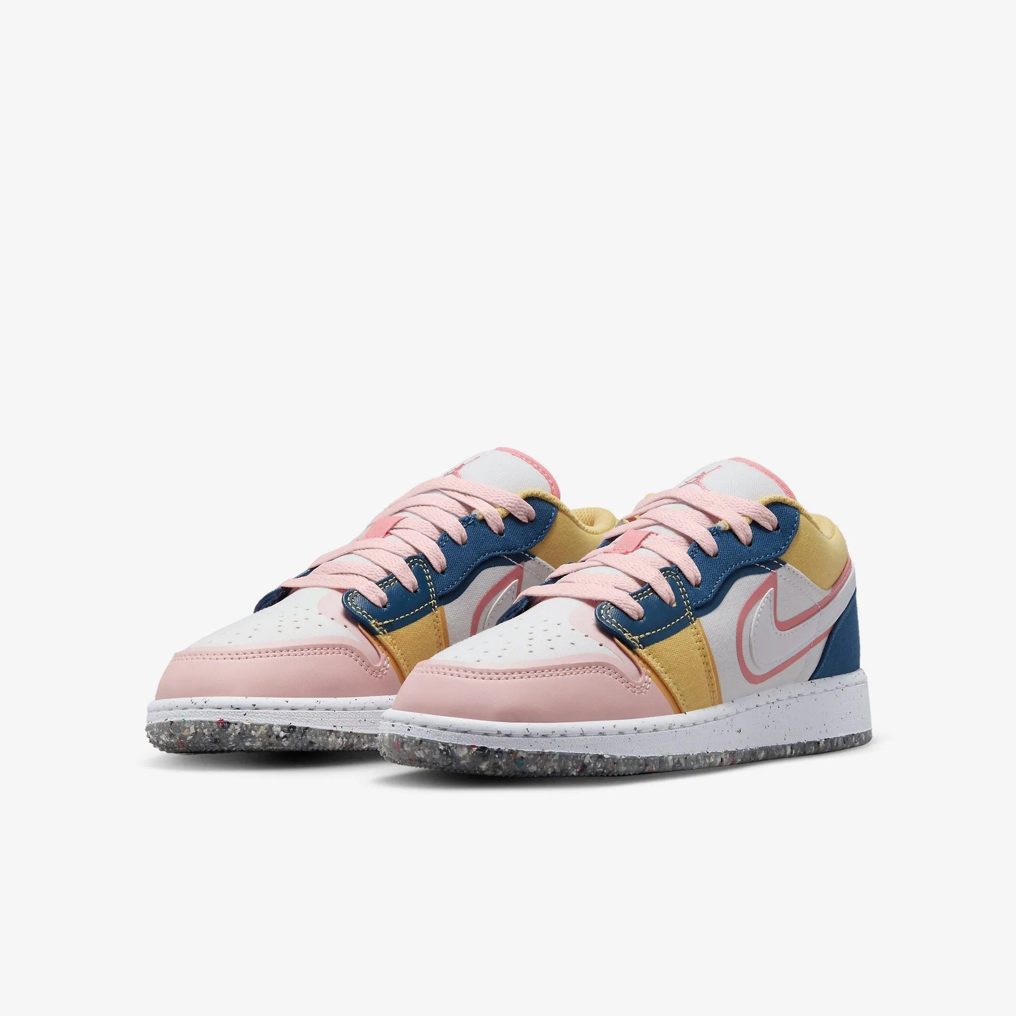 (GS) Air Jordan 1 Low SE 'Multi-Color Canvas' (2023) DV1323-100