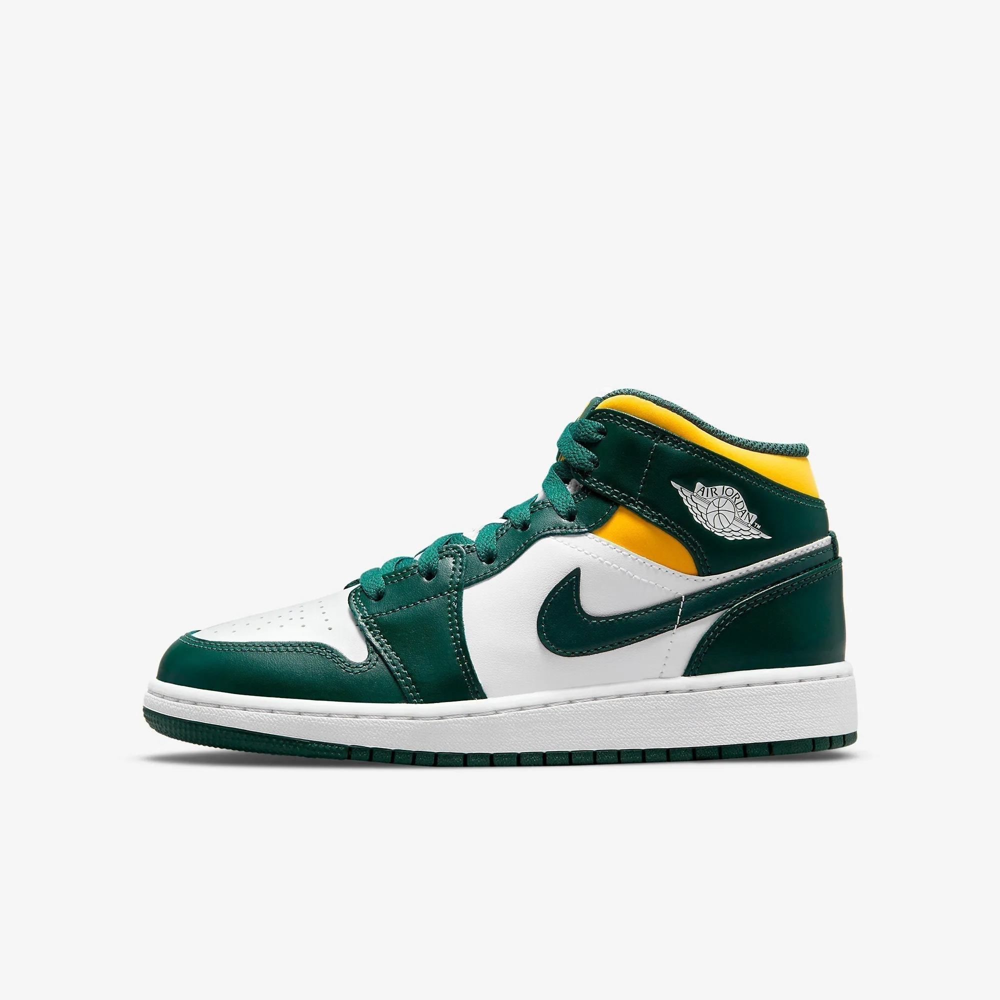 (GS) Air Jordan 1 Mid 'Sonics' (2021) 554725-371