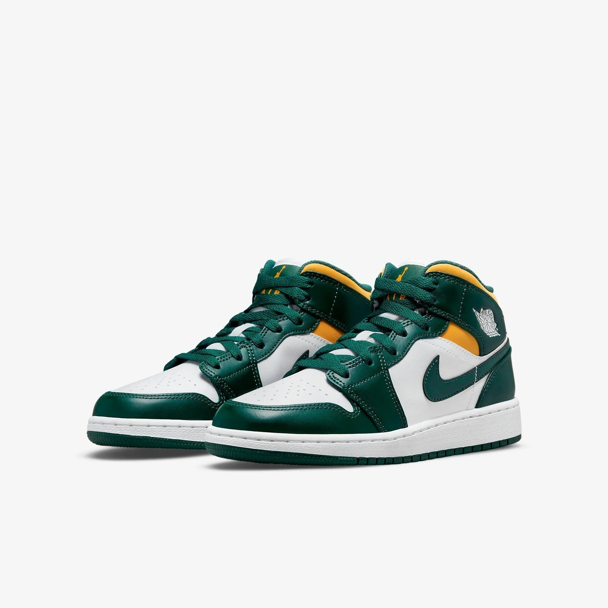 (GS) Air Jordan 1 Mid 'Sonics' (2021) 554725-371