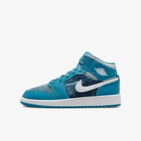 (GS) Air Jordan 1 Mid 'Washed Denim' (2022) DM8951-400