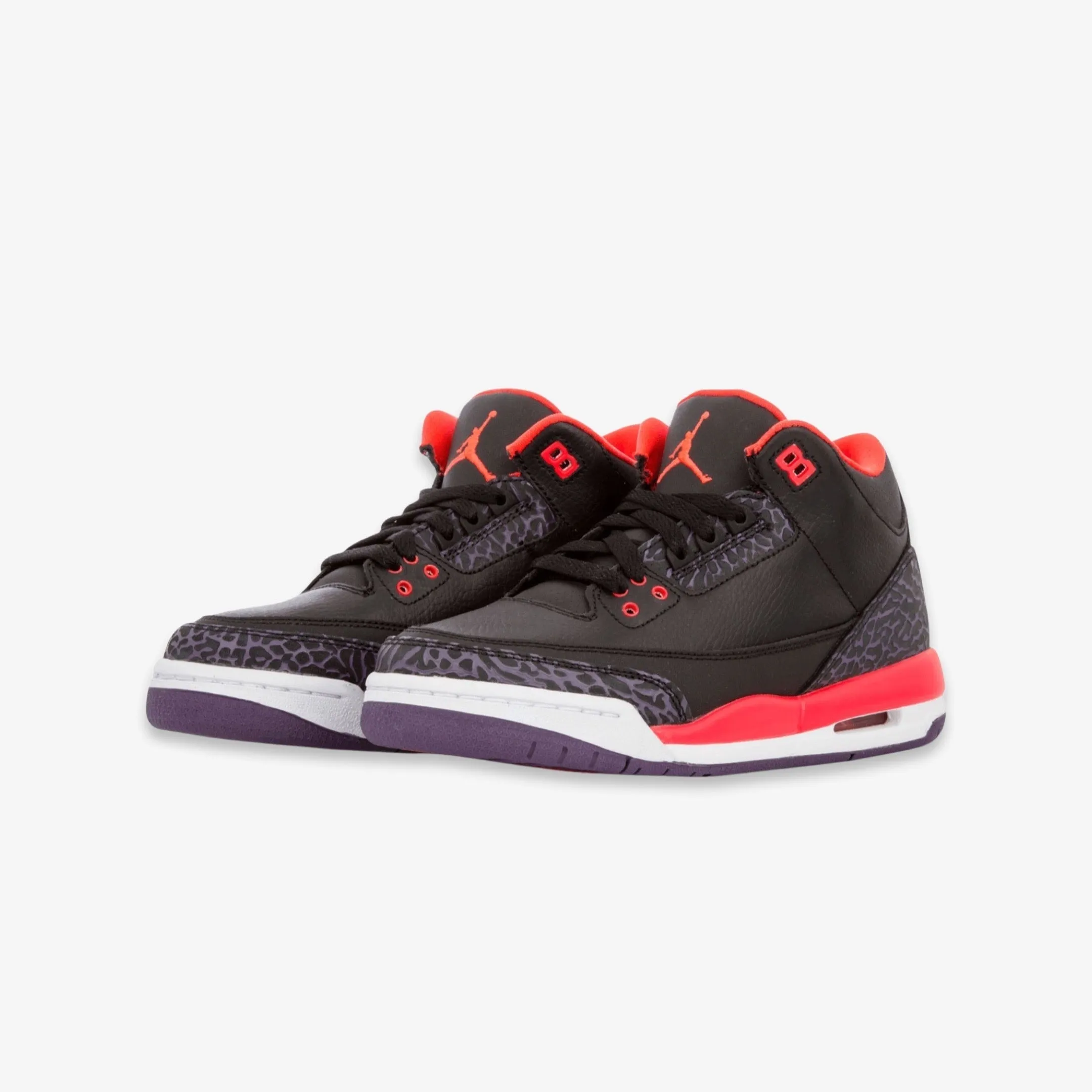 (GS) Air Jordan 3 Retro 'Bright Crimson' (2013) 398614-005