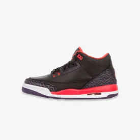 (GS) Air Jordan 3 Retro 'Bright Crimson' (2013) 398614-005