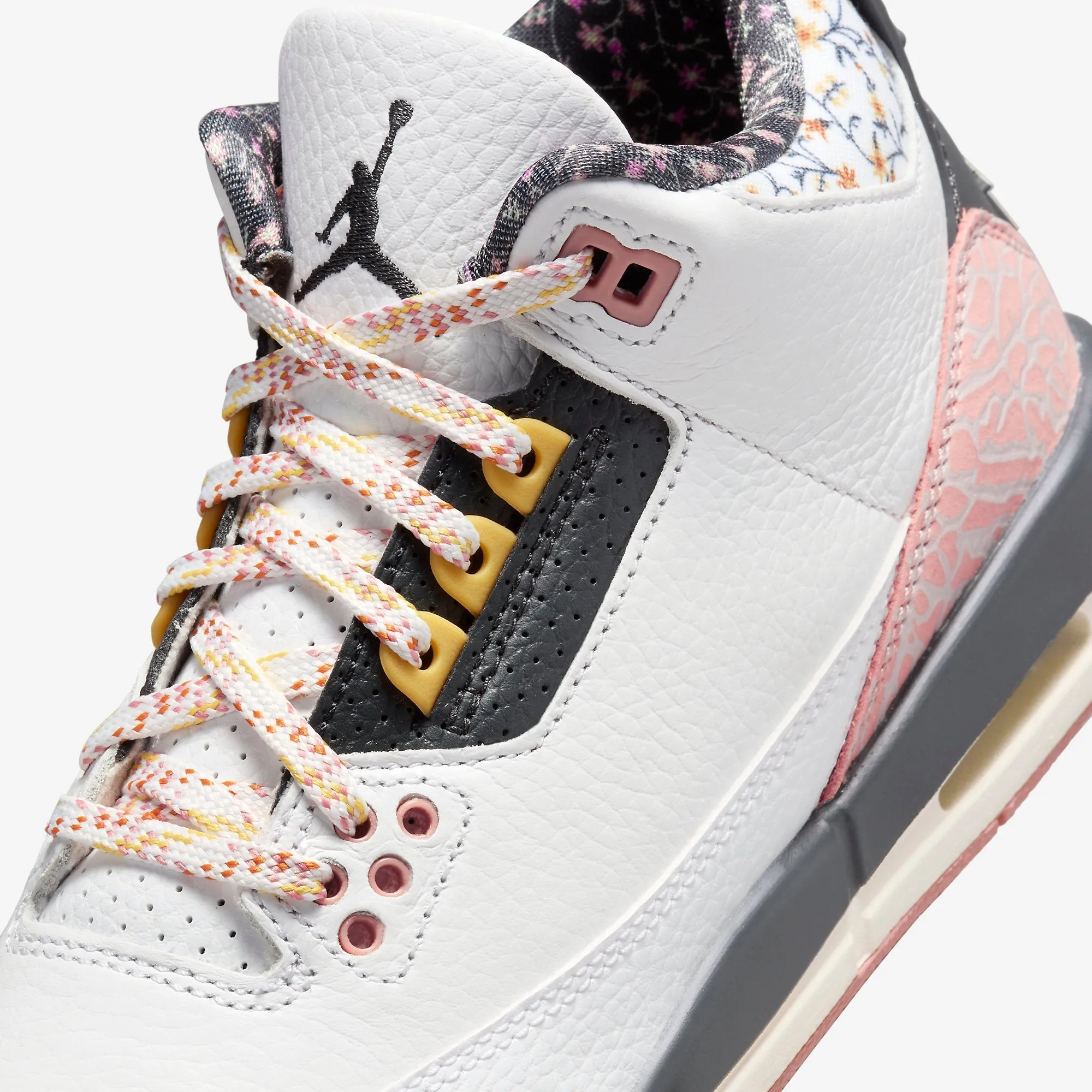 (GS) Air Jordan 3 Retro 'Vintage Floral / Red Stardust' (2024) 441140-100