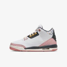 (GS) Air Jordan 3 Retro 'Vintage Floral / Red Stardust' (2024) 441140-100