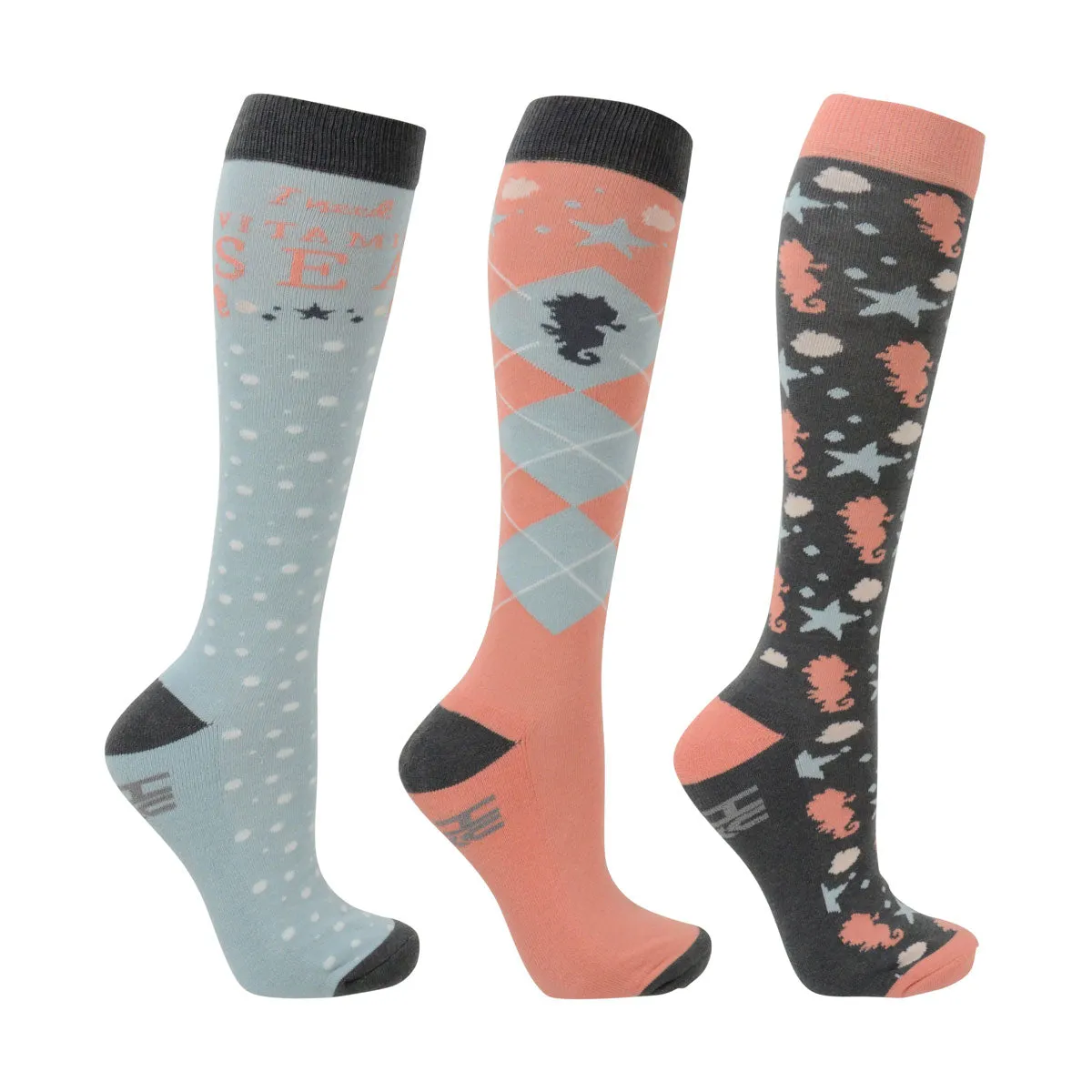 HyFASHION Vitamin Sea Socks (Pack of 3)