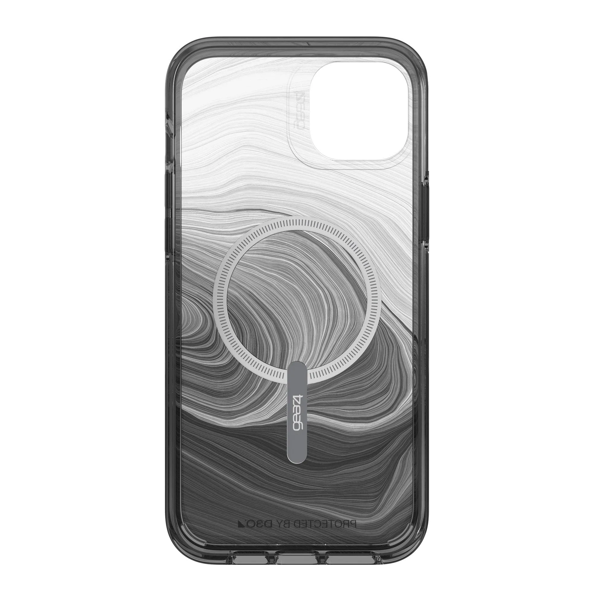 iPhone 14 Plus Gear4 D3O Milan Snap Case - Black Swirl - 15-10128