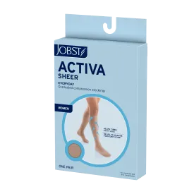 JOBST ACTIVA Sheer 20-30 mmHg Compression Socks Thigh High