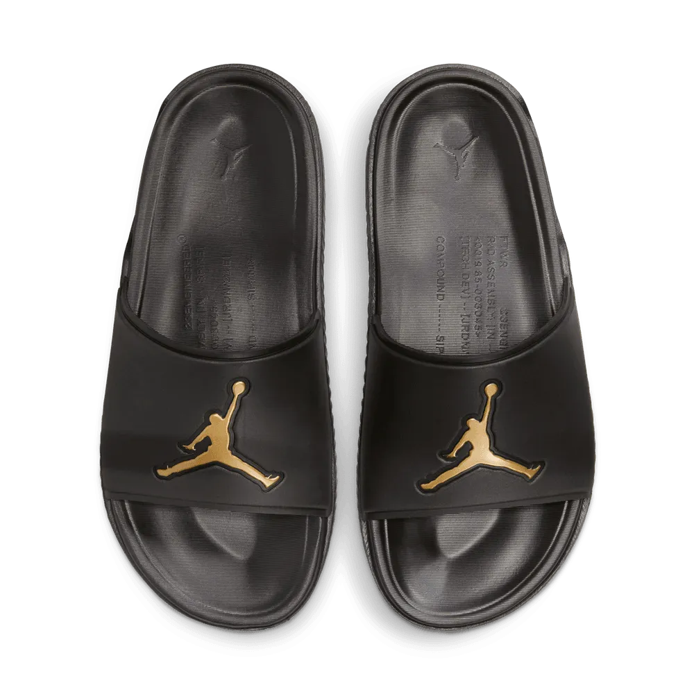 Jordan Jumpman Slides 'Black Metallic Gold'