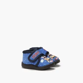 Kids Strap Over Strap Bedroom Slippers Cool Dog Theme Plumaflex sale