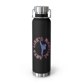 Link's Martial Arts Logo Copper Vacuum Insulated Bottle, 22oz