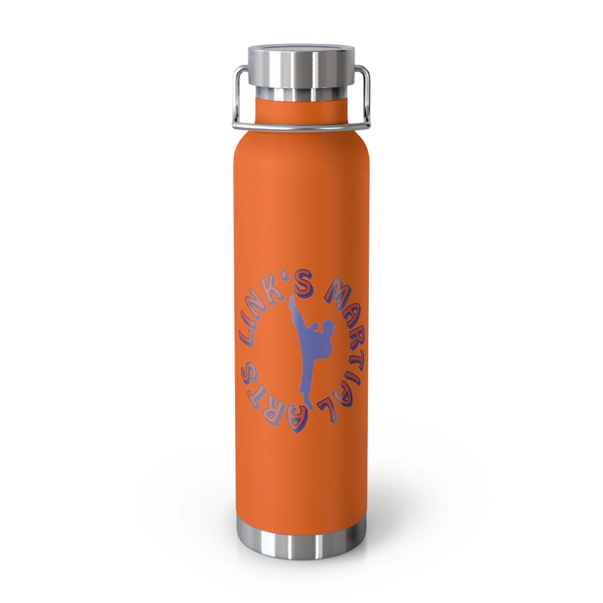 Link's Martial Arts Logo Copper Vacuum Insulated Bottle, 22oz