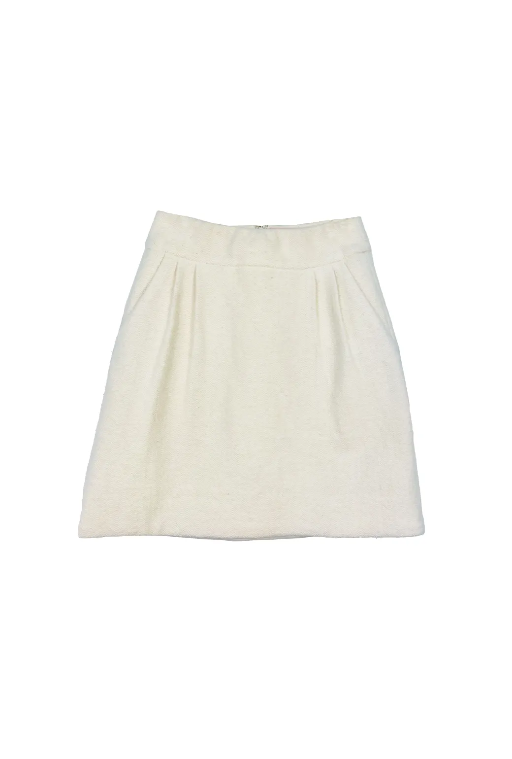 Maggie Mini Skirt - Oatmeal Wave