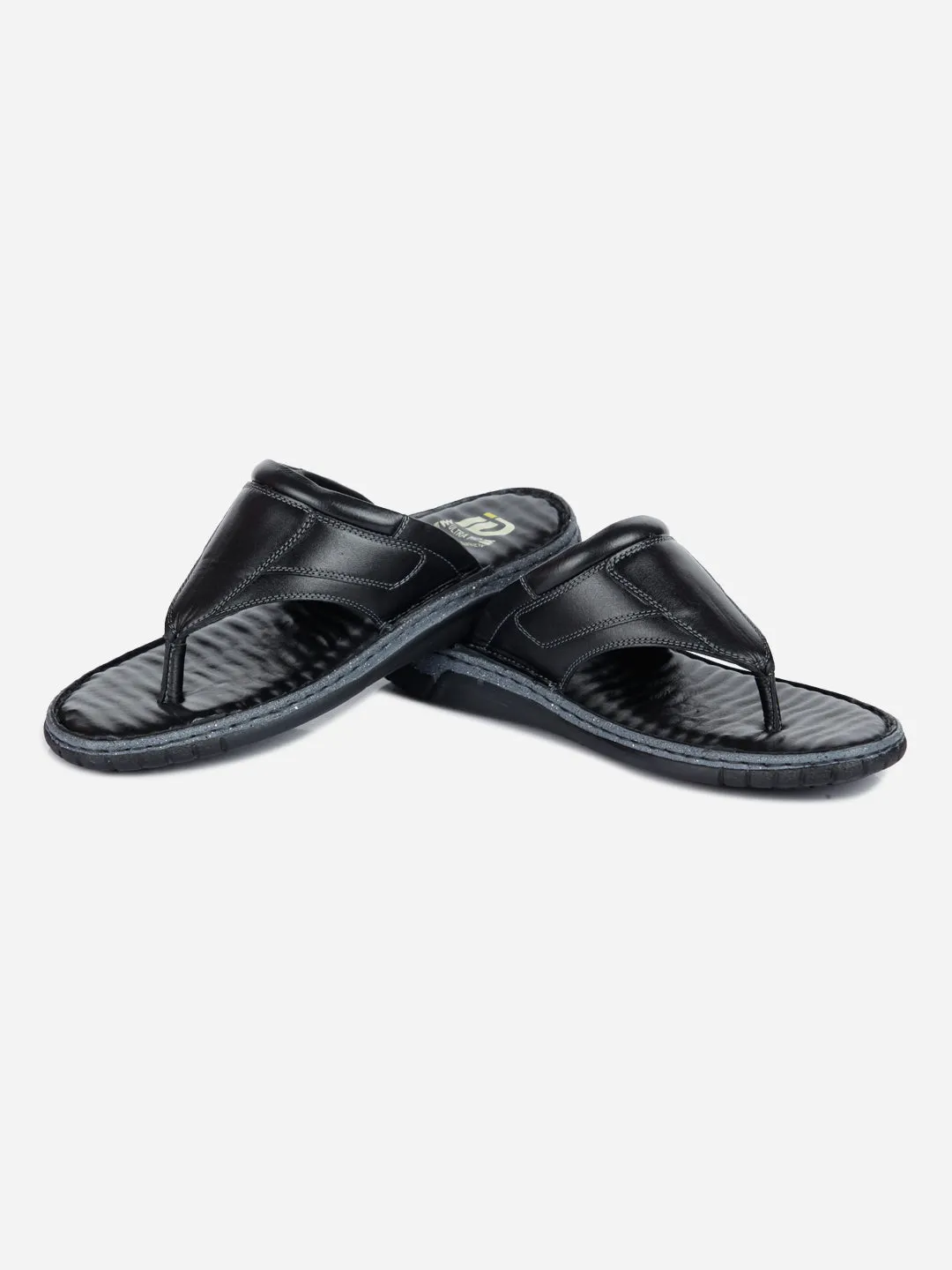 Men's Black Thong-Style Casual Sandal (ID4131)