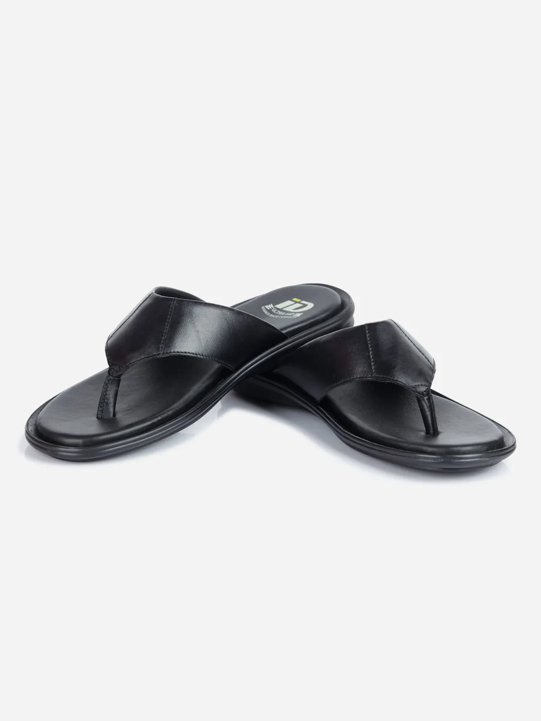 Men's Black Thong-Style Sandal (ID4121)