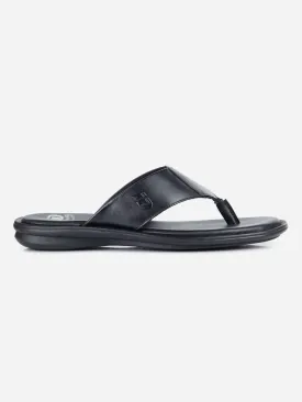 Men's Black Thong-Style Sandal (ID4121)